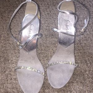 Silver Stiletto Heels